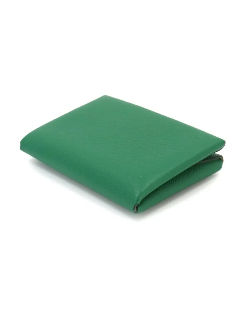 Hermes Calvi Duo Verso Card Case Epsom Vertigo Jaune Poussin